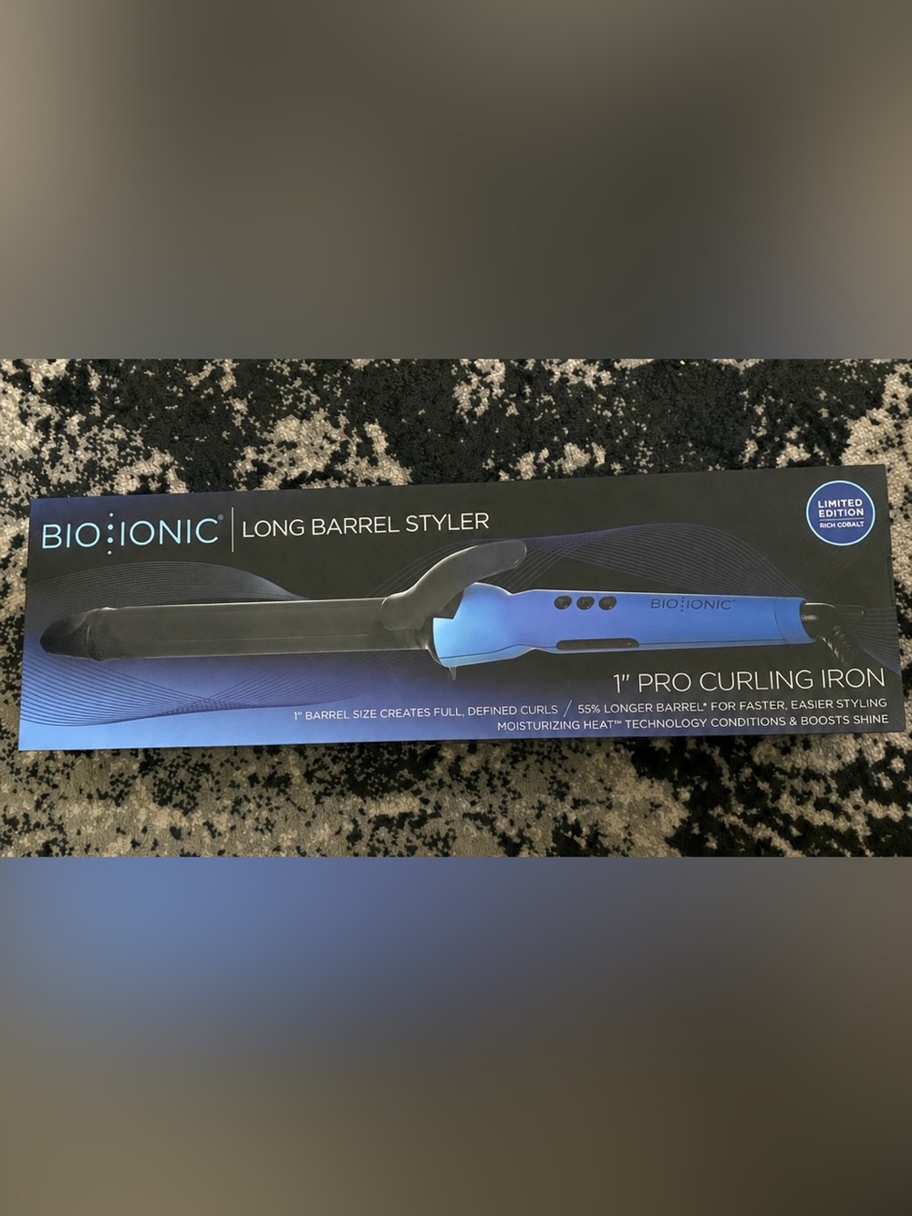 Bio Ionic 1" Pro Long Barrel Styler - Limited Edition  Rich Cobalt
